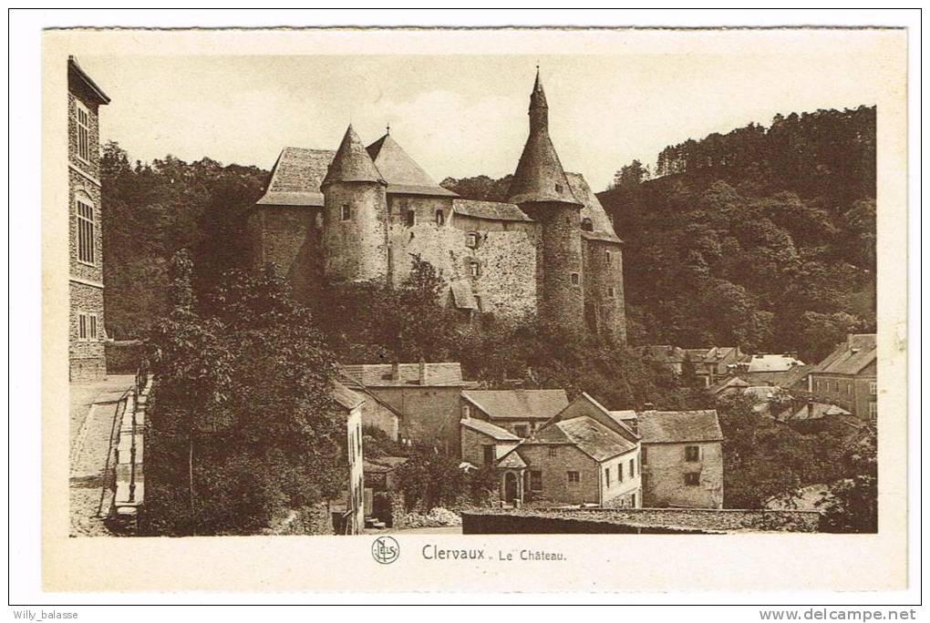 Clervaux - Lot de 9 cartes: panorama, château, eglise, abbaye, pylône, monument