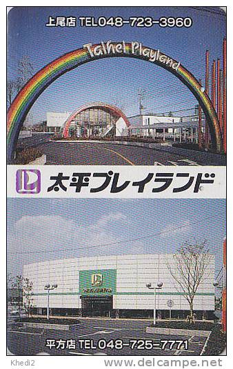 Télécarte Japon - Jeu Jeux PARC D´ATTRACTIONS - AMUSEMENT PARK Japan Phonecard - VERGNÜGUNGSPARK -  ATT 271 - Giochi