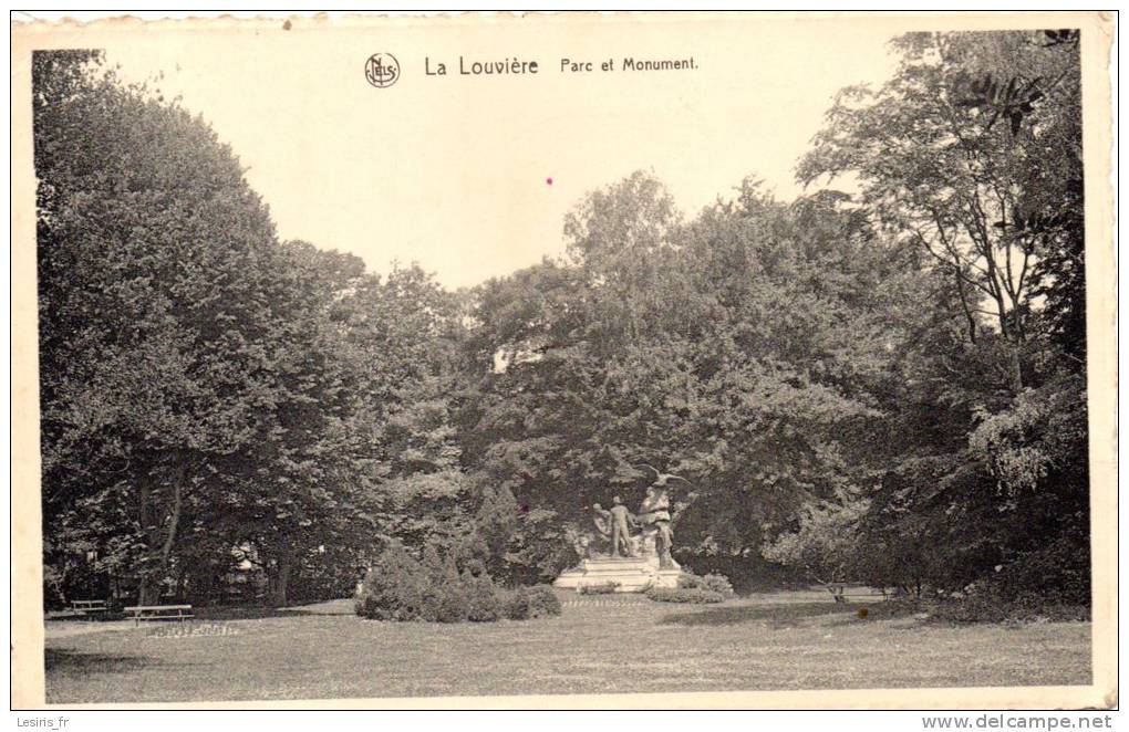 CPA - LA LOUVIERE - PARC ET MONUMENT - NELS - - La Louvière