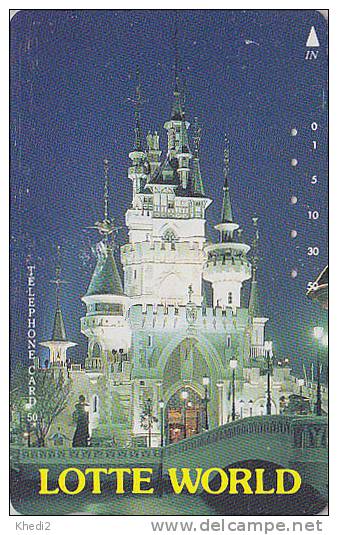 TC JAPON / 110-103463 - PARC D'ATTRACTION / Lotte World Château- AMUSEMENT PARK JAPAN Free Phonecard Germany - ATT 281 - Jeux