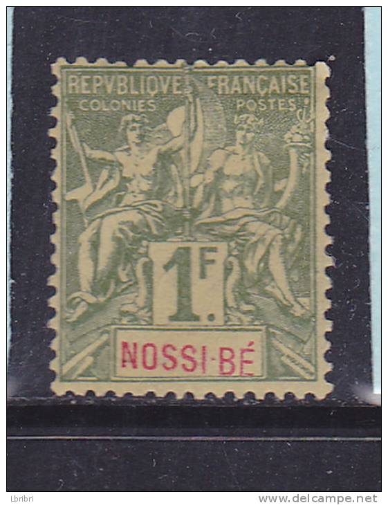 NOSSI BE N° 39 1F VERT OLIVE TYPE GROUPE NEUF AVEC CHARNIERE - Other & Unclassified