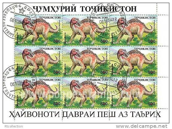 Tajikistan 1994 Wild Animal Prehistoric Animals Dinosaur Dinosaurs Anatosaurus Nature (1) CTO SG 52 - Tajikistan