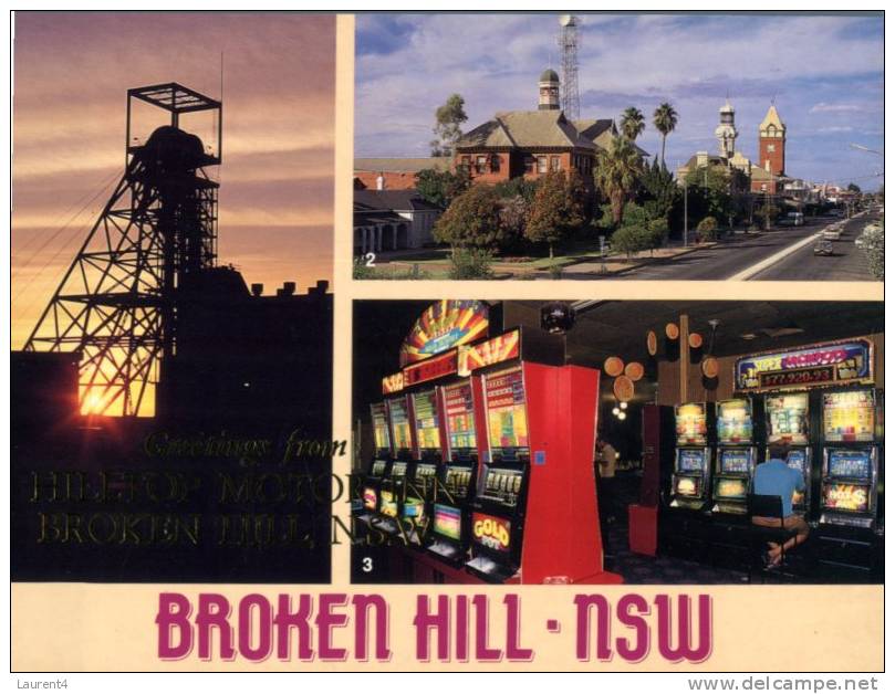 (819) Australia - NSW - Broken Hill Mine, Casino Machines And Town - Broken Hill