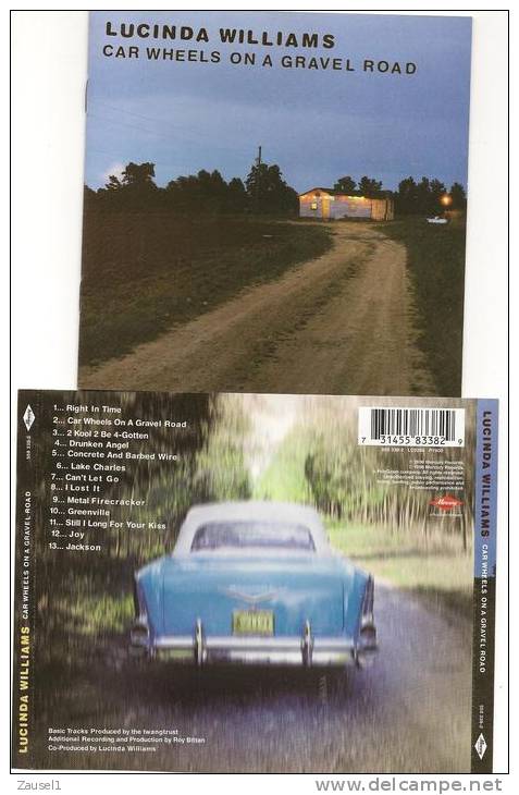 Lucinda Williams - Car Wheels On A Gravel Road - - Original CD - Country & Folk