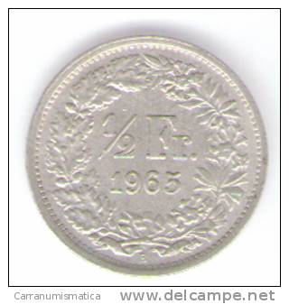 SVIZZERA 1/2 FRANCO 1965 AG - Other & Unclassified