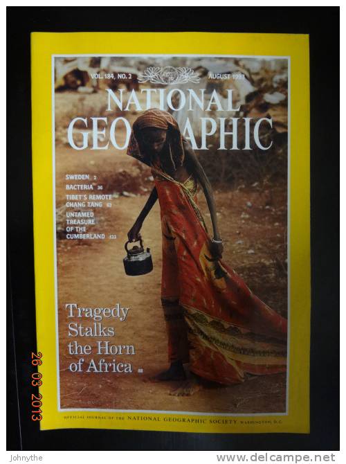 National Geographic Magazine August 1993 - Wetenschappen