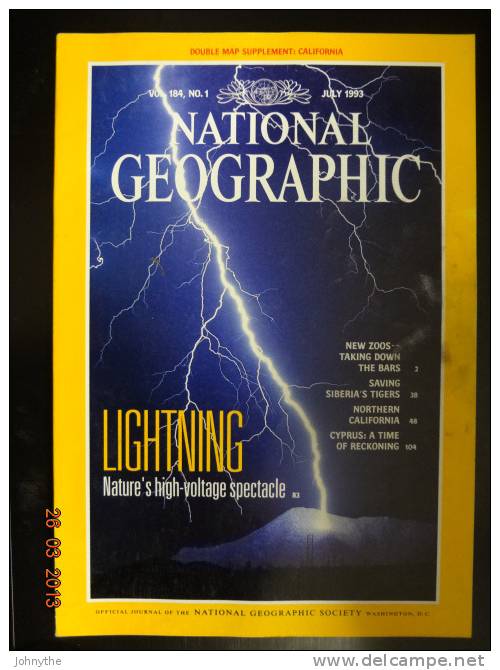 National Geographic Magazine July 1993 - Scienze