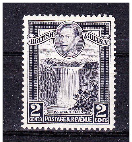 BRITISH GUYANA    1938/45,      Def´s Set , 2 C   ,  Y&T   # 163  , Cv  0,30  E . * M L H , V V  F - Guyana Britannica (...-1966)