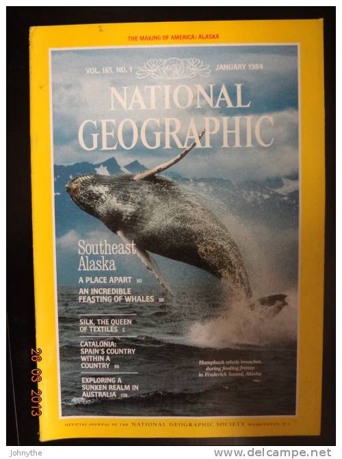 National Geographic Magazine January 1984 - Andere & Zonder Classificatie