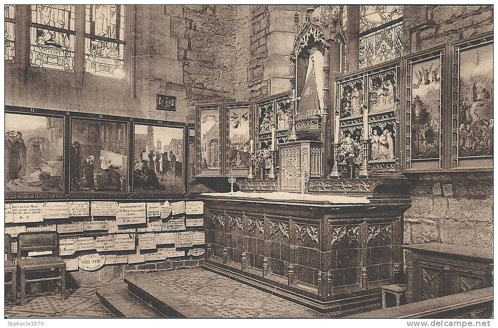 BELGIQUE - BELGIE - PROVINCE DE NAMUR - WALCOURT - Intérieur De L'église - Autel De Notre Dame - Walcourt