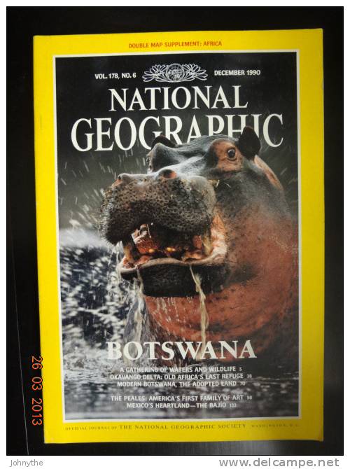 National Geographic Magazine December 1990 - Autres & Non Classés