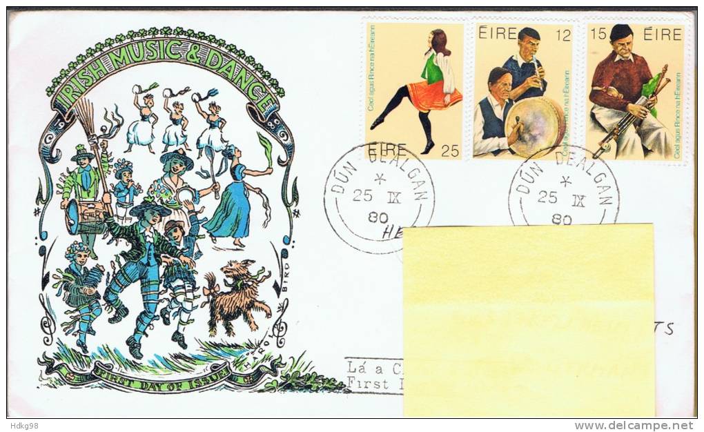 IRL+ Irland 1980 Mi 425-27 FDC - Lettres & Documents