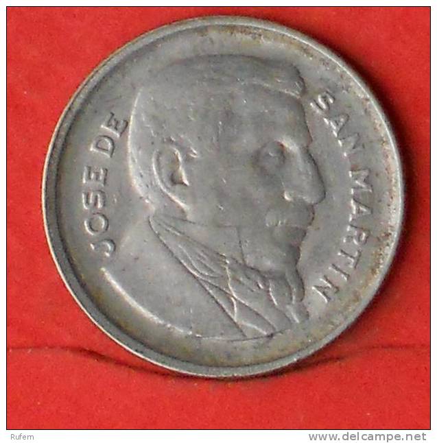 ARGENTINA  10  CENTAVOS  1956   KM# 51  -    (1734) - Argentine