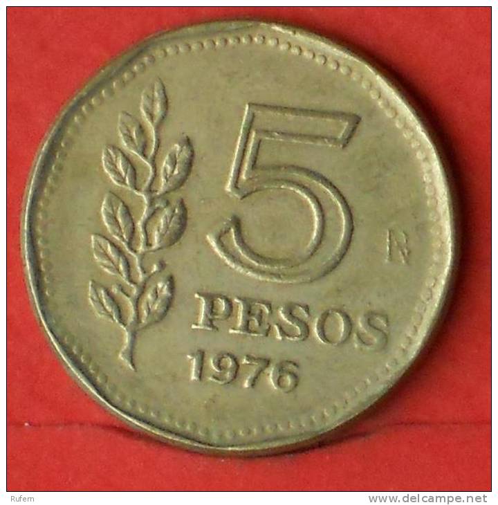 ARGENTINA  5  PESO  1976   KM# 71  -    (1744) - Argentine