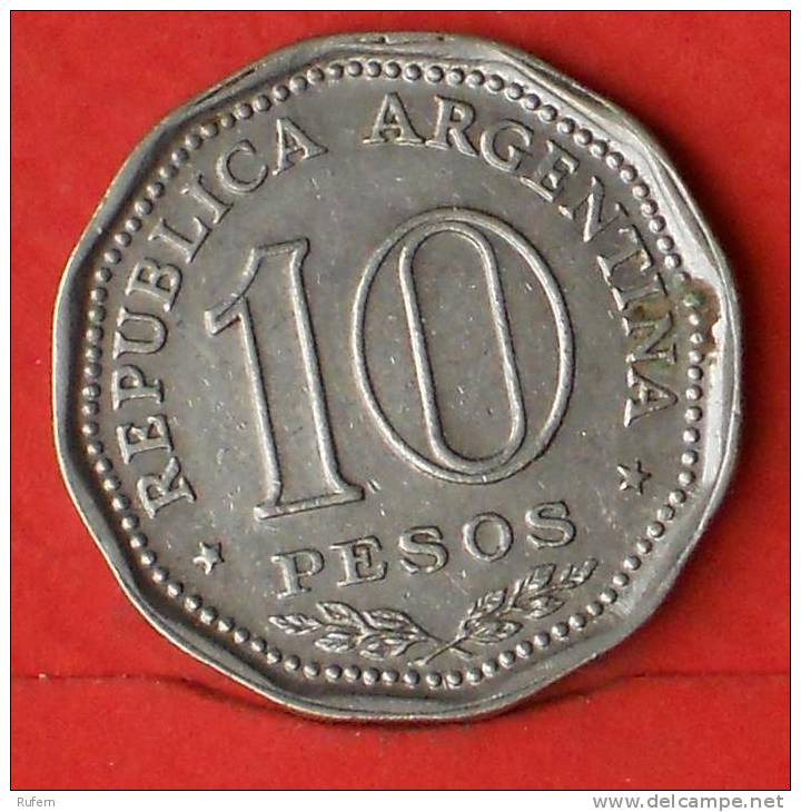 ARGENTINA  10  PESO  1966   KM# 62  -    (1746) - Argentine