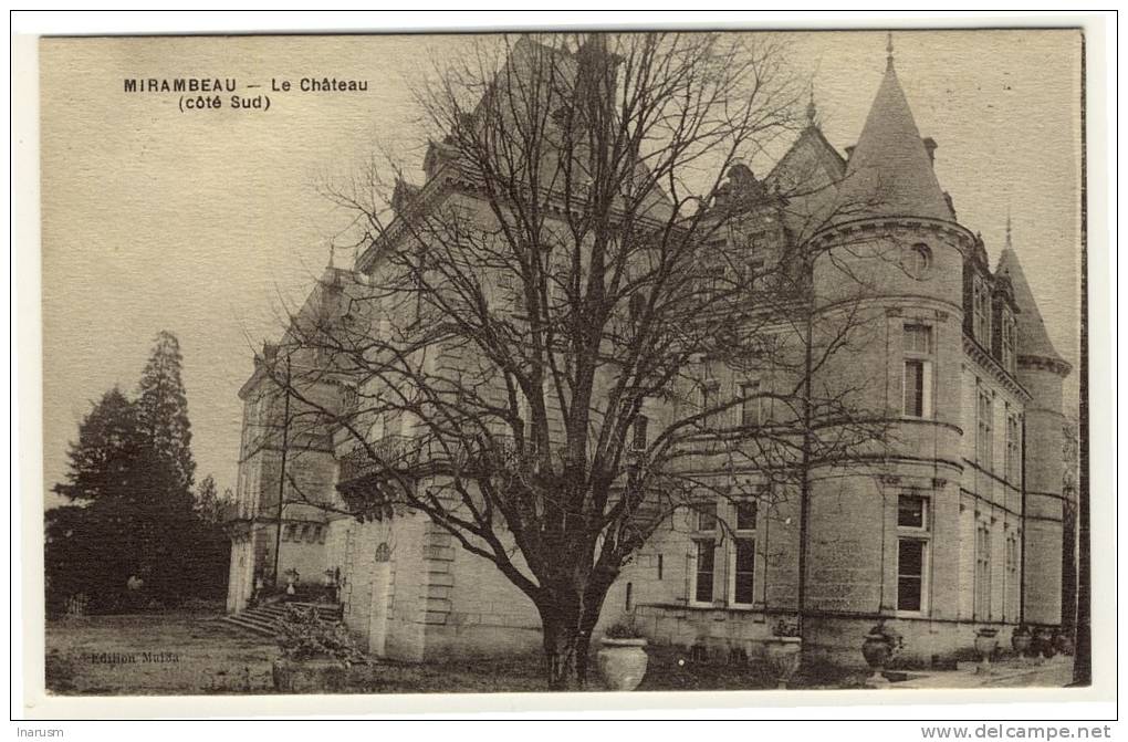 MIRAMBEAU  -  Le Château Côté Sud  -  Ed. Malga,  N° -- - Mirambeau