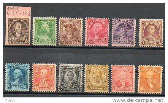 United States 1932 Bicentenary Of The Birth Of G. Washington Mnh - Stati Uniti Bicentenario G. Washington Nuovi - Ungebraucht