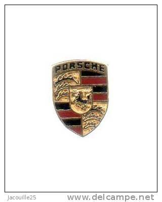 PINS PIN'S AUTO PORSCHE  AUTOMOBILE BLASON LOGO 1,4 CMS METAL - Porsche