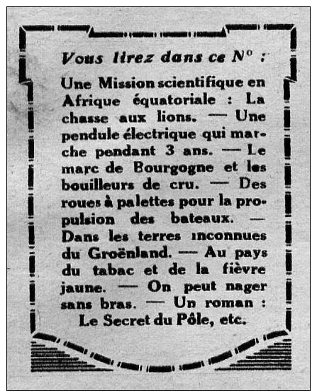 Sciences Et Voyages 1923 N° 197 7 Juin Cuba Indien Peaux-Rouges Figuier Marc Bourgogne Bouilleur Cru Afrique Equatoriale - 1900 - 1949