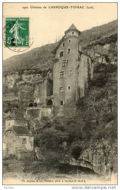 CPA  CHATEAU  DE  LARROQUE  TOIRAC - Altri & Non Classificati