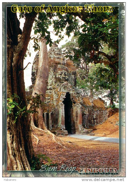 CAMBODIA - GATE OF ANGKOR THOM - SIEM REAP - PERFECT MINT QUALITY - Camboya