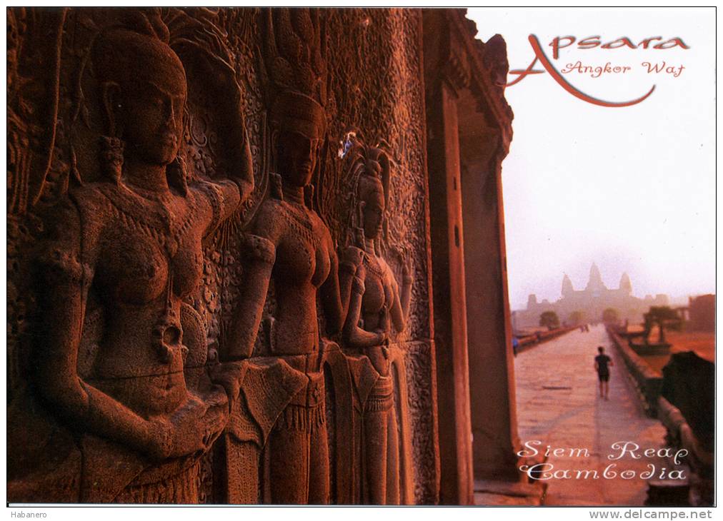 CAMBODIA - APSARA - ANGKOR WAT - SIEM REAP - PERFECT MINT QUALITY - Cambodia