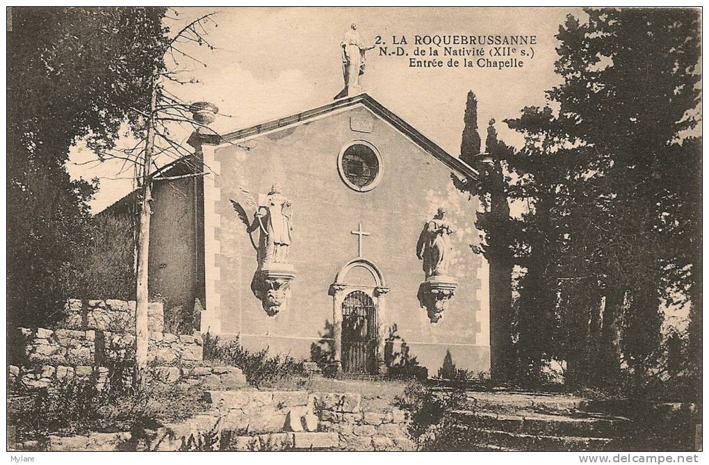 Cpa84 Roquebrussanne Chapelle N D De La Nativité - La Roquebrussanne