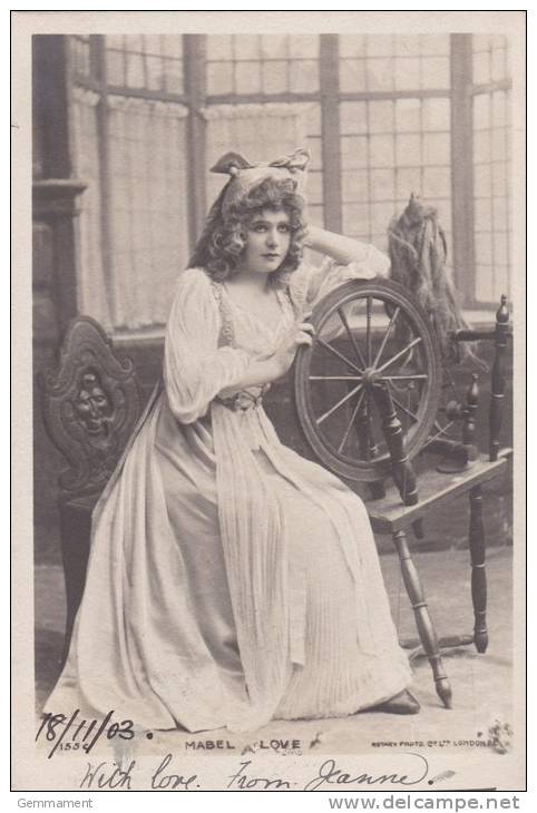 ACTRESS - MABEL LOVE WITH SPINNING WHEEL - Théâtre