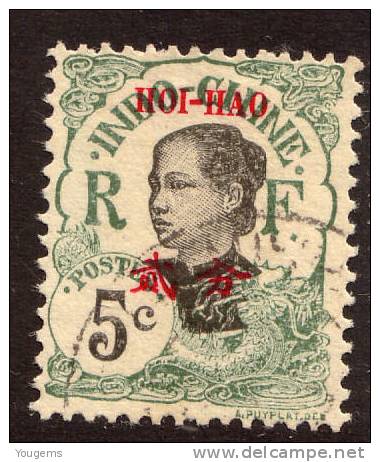 China France P.O. 1908 5c With "HOI HAO" Overprint VFU - Other & Unclassified
