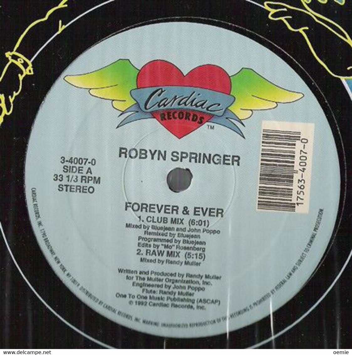 ROBYN SPRINGER  °  FOREVER & EVER - 45 T - Maxi-Single