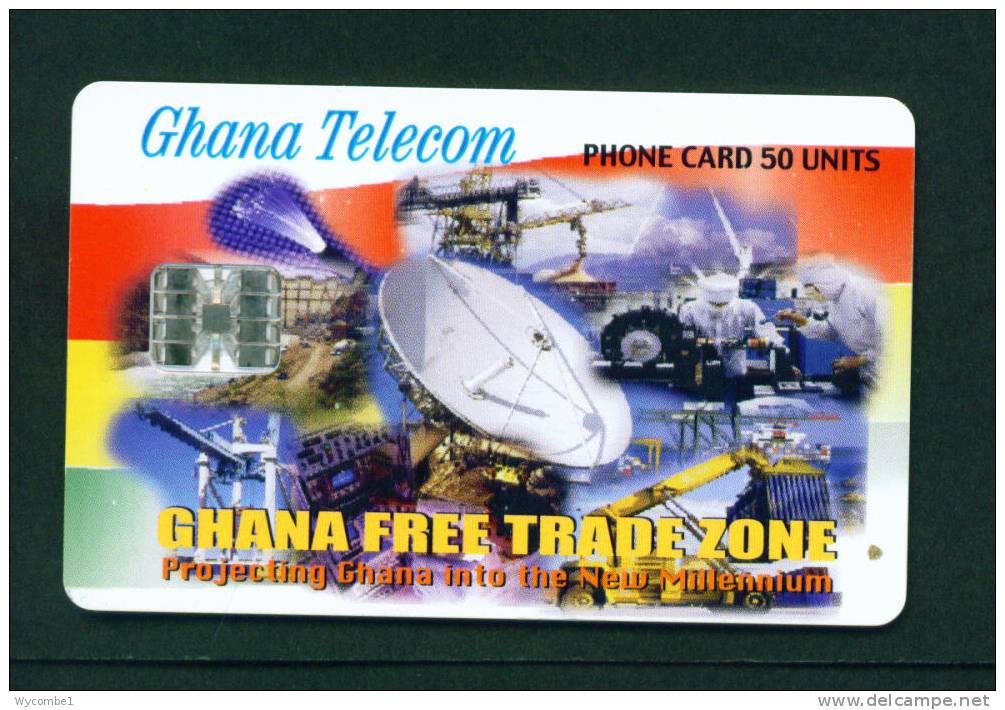 GHANA - Chip Phonecard As Scan - Ghana