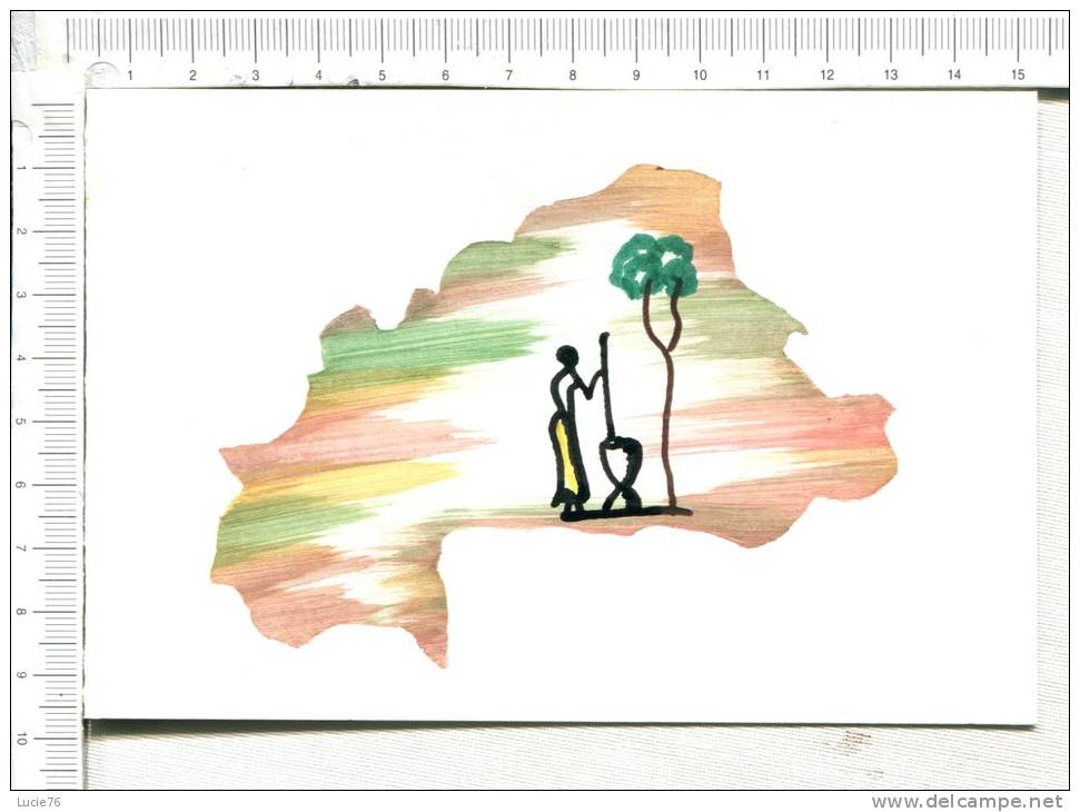 BURKINA FASA -  Cartographie - Illustration - Burkina Faso