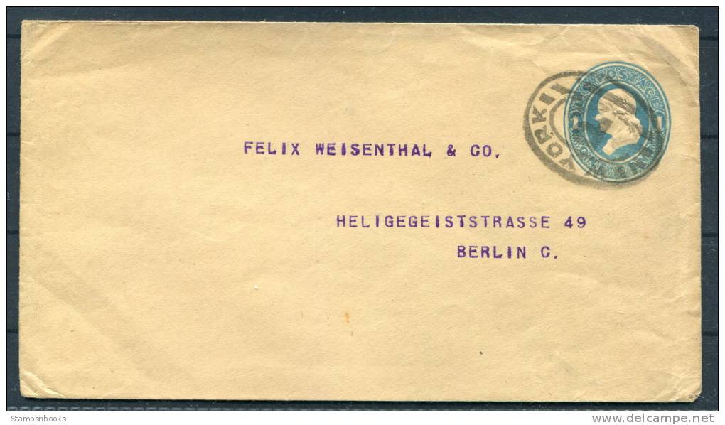 USA New York - Felix Weisenthal &amp; Co Berlin Germany Stationery Cover - 1921-40