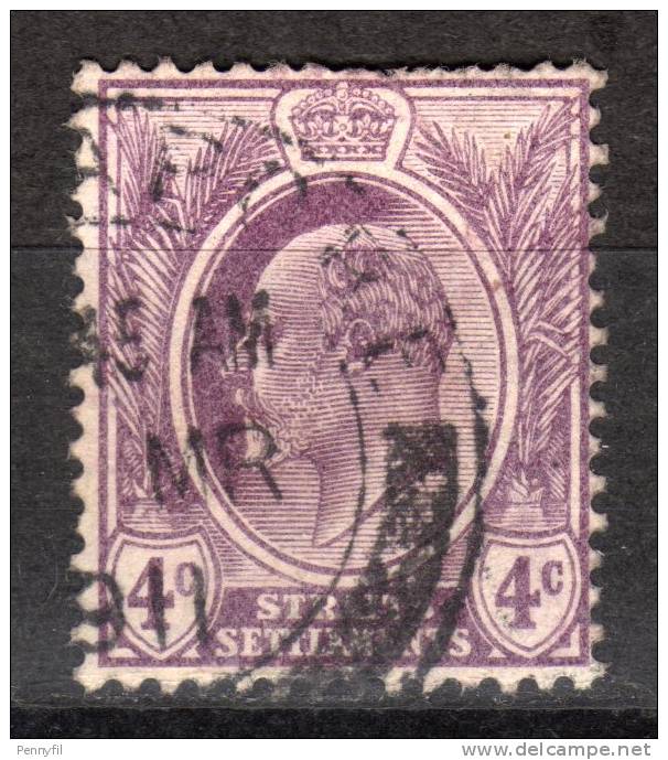 STRAITS SETTLEMENTS - 1907/11 YT 122 USED - Straits Settlements