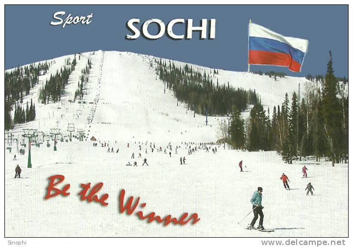 S38-030   @  2014 Sochi  Winter Olympic Games  , Postal Stationery -Articles Postaux -- Postsache F - Inverno 2014: Sotchi