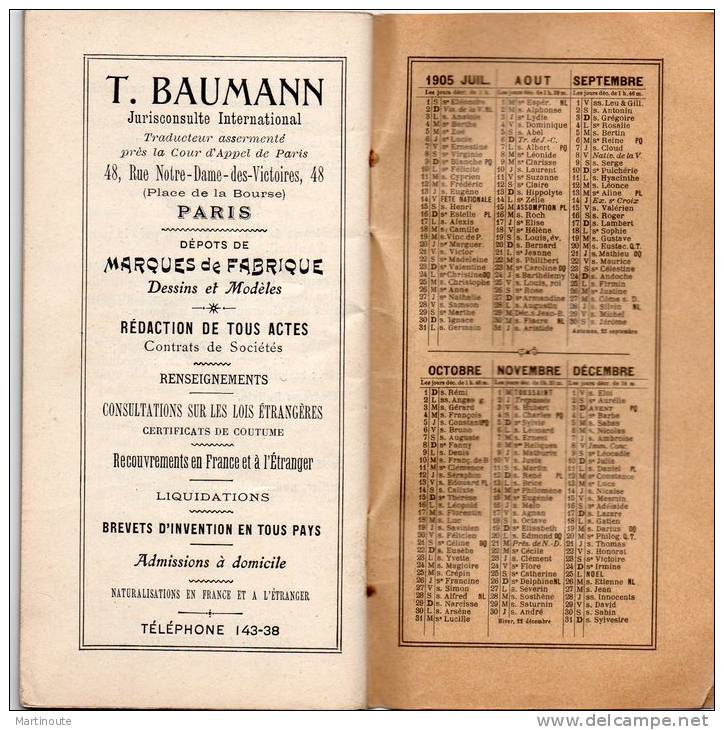 - PARIS En Poche 1905, 72 Pages - 291 - Autres & Non Classés