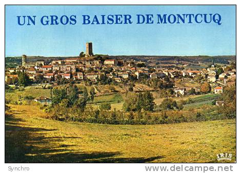 Vue Ge ; Un Gros Baiser De Montcuq - Montcuq