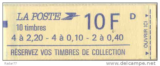 Carnet N°1501 Liberté à Composition Variable - Non Ouvert - Neuf** - Moderni : 1959-…