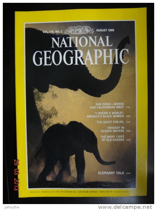 National Geographic Magazine August 1989 - Science