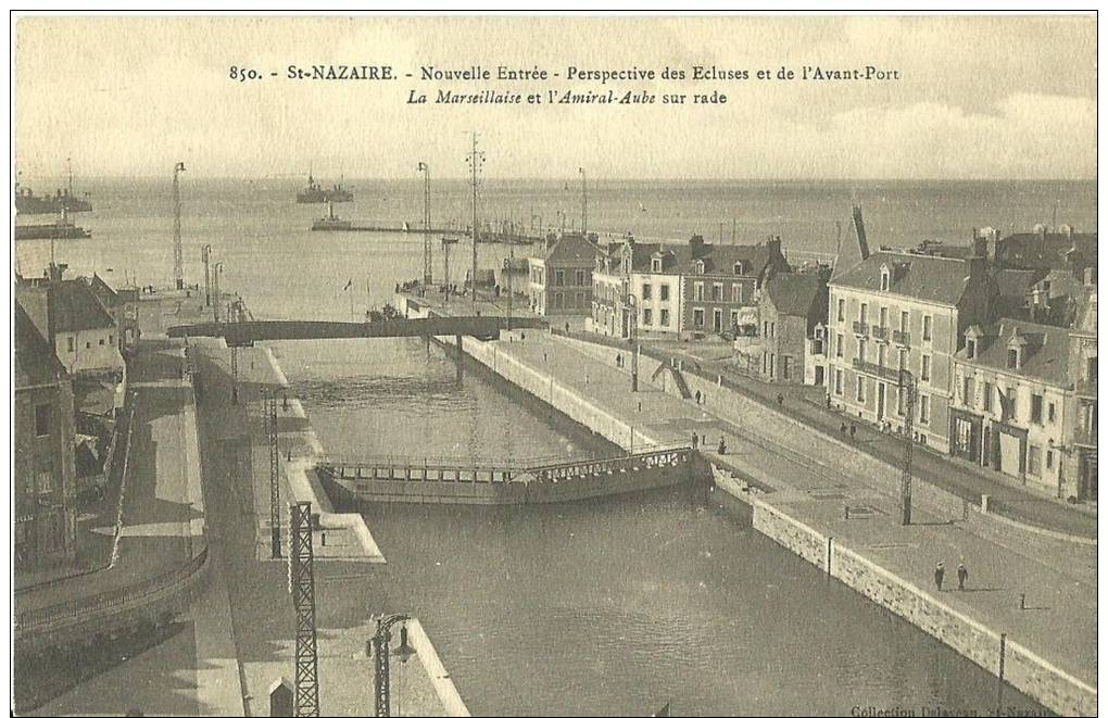 23 - Sainte-Nazaire - Nouvelle Entrée - Perspective Des Écluses Et De L'Avant Port - - Saint Nazaire