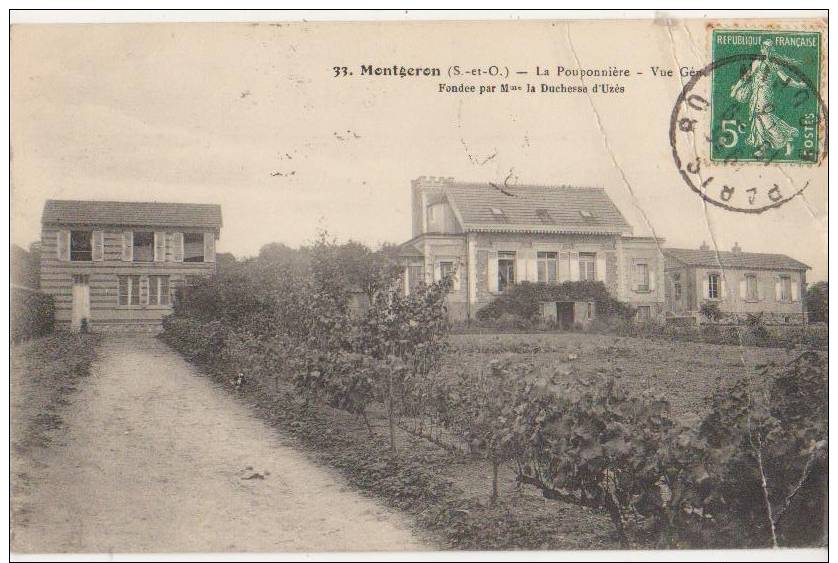 CPA 91 MONTGERON La Pouponnière Vue Générale 1913 - Montgeron