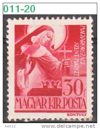 HUNGARY, 1944, Canonization Of St. Margaret Of Hungary, Religions, Christianity, Sc/Mi 620 / 753 - Unused Stamps