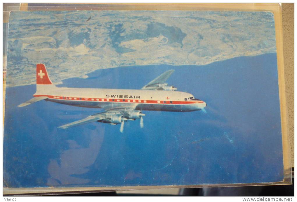DC 7     SWISSAIR           AIRLINE ISSUE - 1946-....: Modern Era