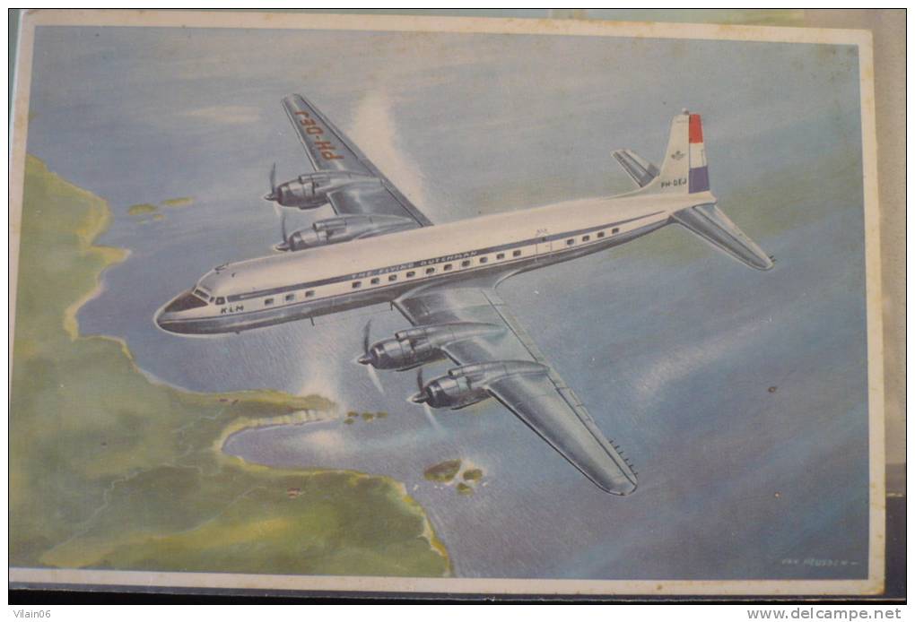 DC 7 C   KLM    PH DEJ    AIRLINE  ISSUE - 1946-....: Moderne