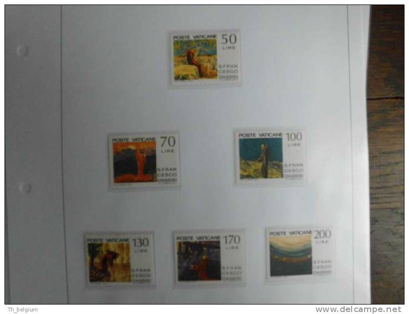 Vaticaanstad / Vatican City  - 4 Complete Series (21 Stamps MNH) - Collections