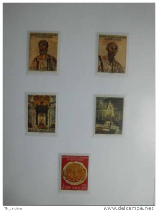 Vaticaanstad / Vatican City  - 4 Complete Series (21 Stamps MNH) - Collections
