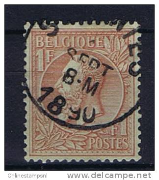 Belgium OBP 51 , 1884  Used Obl. - 1884-1891 Leopold II.