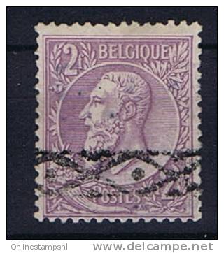 Belgium OBP 52 , 1884  Used Obl. - 1884-1891 Leopold II