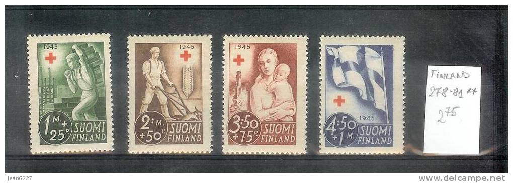Finland - Red Cross -  Yv 278-289 Mint Not Hinged - Postfrisch - Unused Stamps