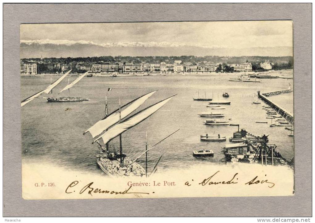 Genève - Le Port, Gest. 1903  ( 120 - Otros & Sin Clasificación
